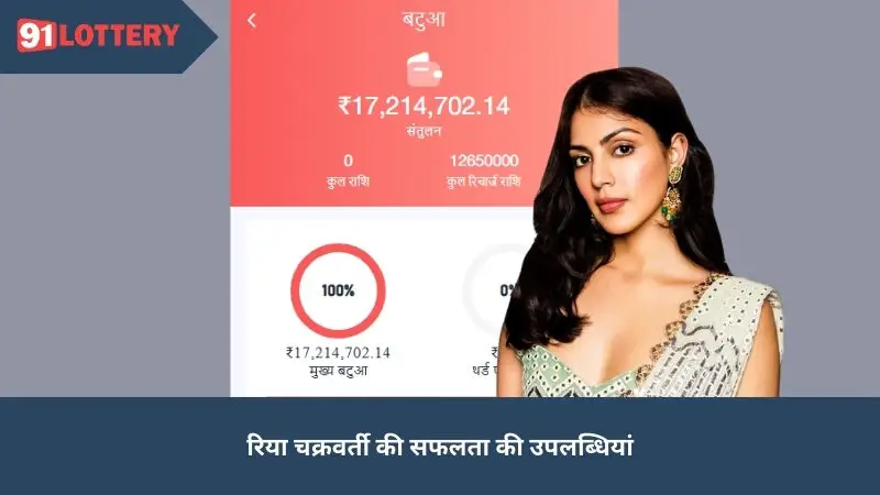 रिया चक्रवर्ती की सफलता का परचम